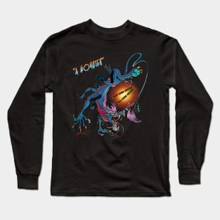 A Monster Chasing Its Tail Long Sleeve T-Shirt